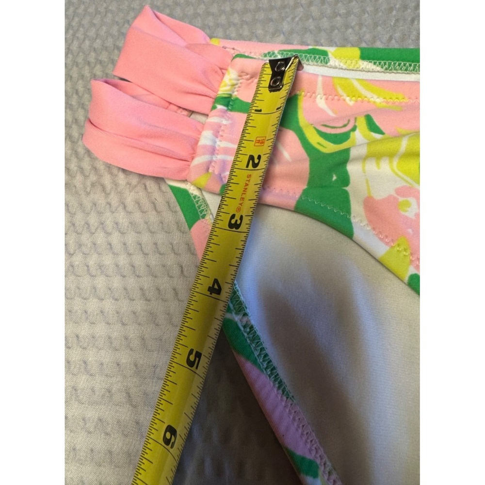 Lilly Pulitzer Bandeau Fan Dance Strappy Hipster Bikini Bottom SZ Large‎ - Picture 6 of 14
